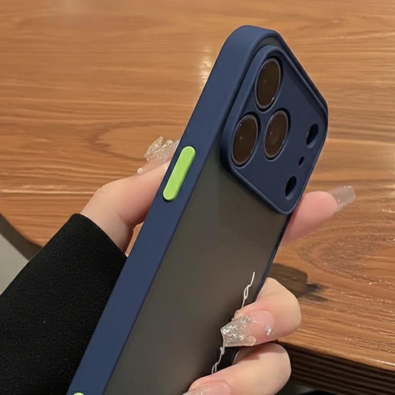iPhone17Pro ケース 名入れ カスタマイズ フロスト加工 耐衝撃