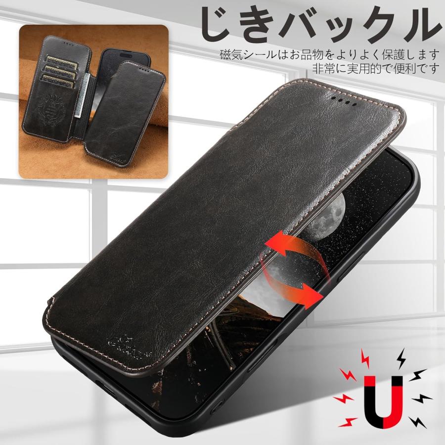 iPhone18Proケース iPhone17Proケース本革 手帳型 MagSafe対応