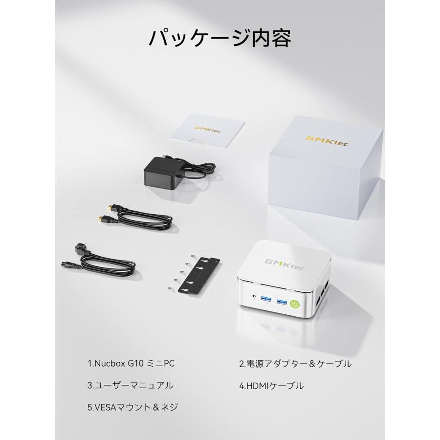 ミニPC 16GB+512GB SSD Windows11 3500U 搭載 ミニPC AMD Ryzen 5 3500U Windows11 Pro 16GBメモリ 512GB SSD 4コア