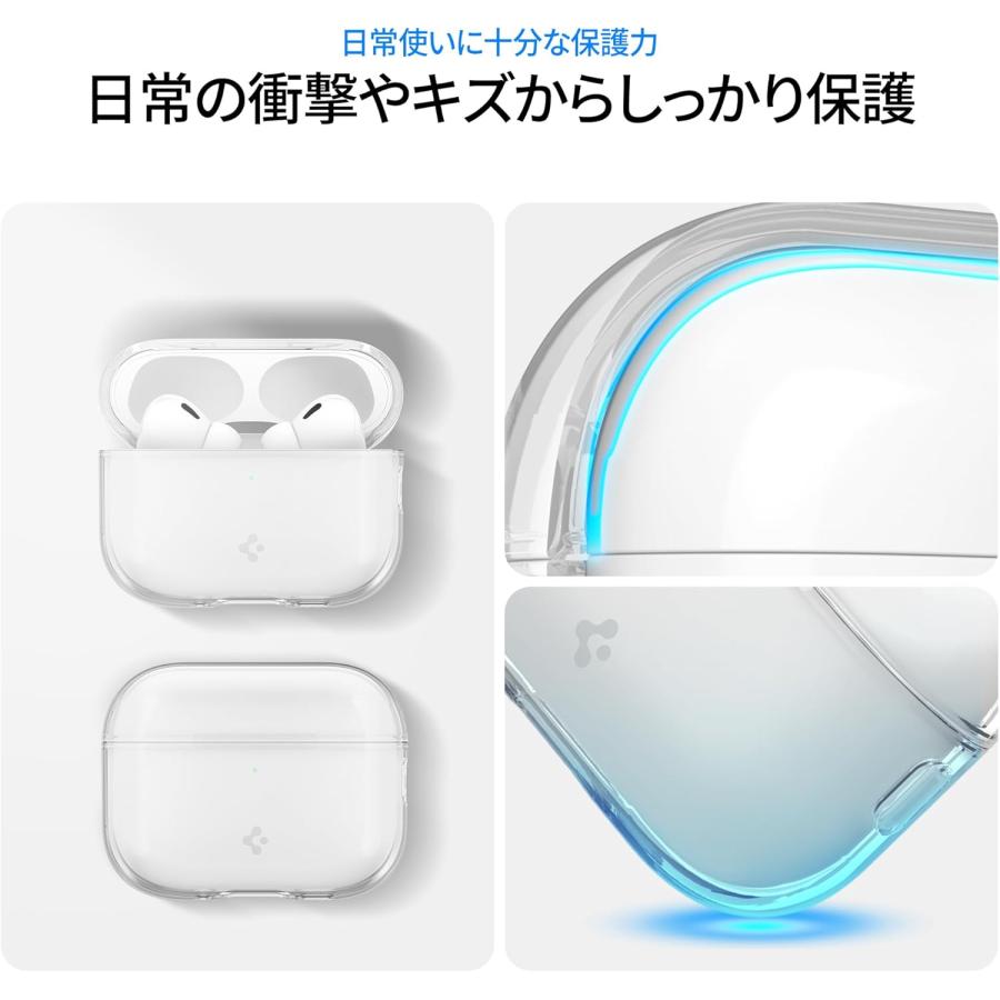 Spigen AirPods Pro 3 クリア ケース エアポッズプロ第3世代 カバー