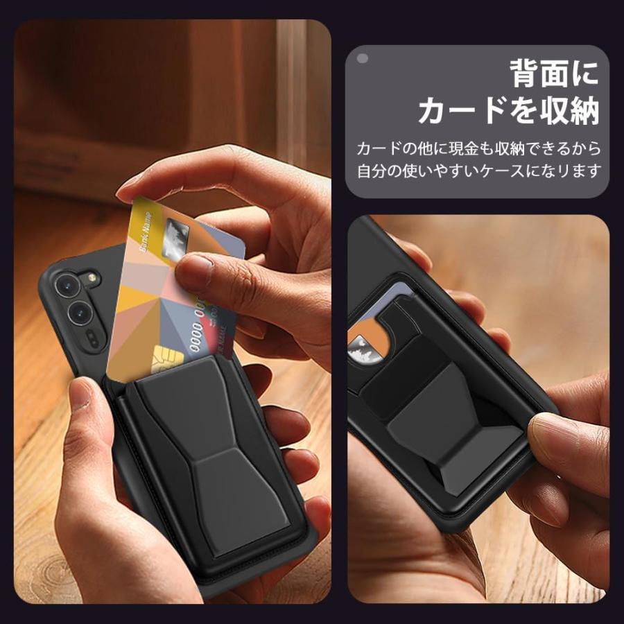 arrows Alpha F-51F カバー ケース カード収納 スタンド付き 耐衝撃 縦
