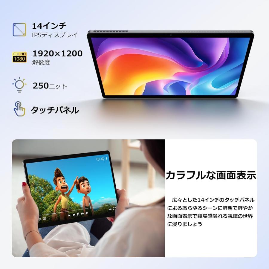 ノートパソコン windows11 2in1 タブレット Celeron N100（4コア