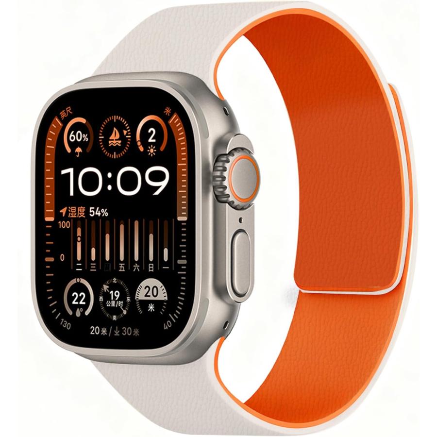 Apple Watch バンド 強磁力 交換ベルト 49mm 46mm 45mm 44mm 42mm 41mm