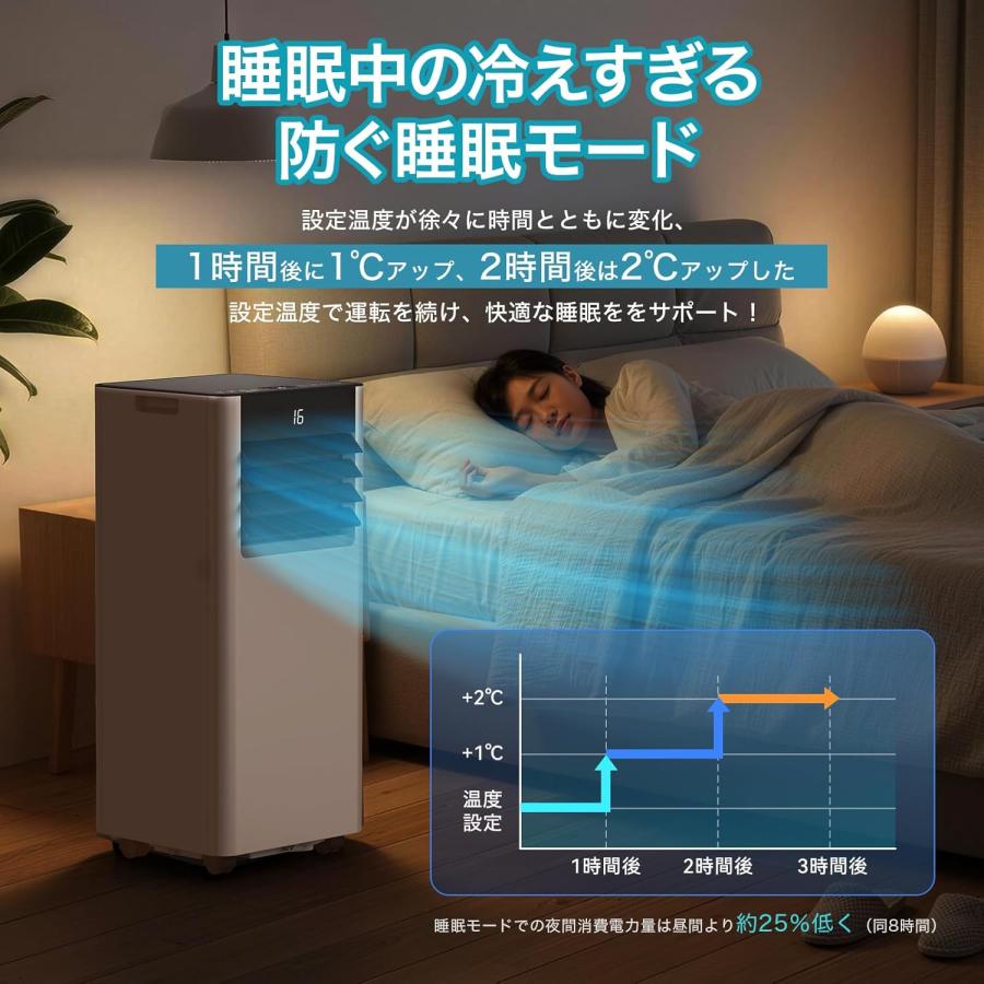 スポットクーラー 2.6kW 工事不要 8-10畳 家庭用 ポータブルクーラー