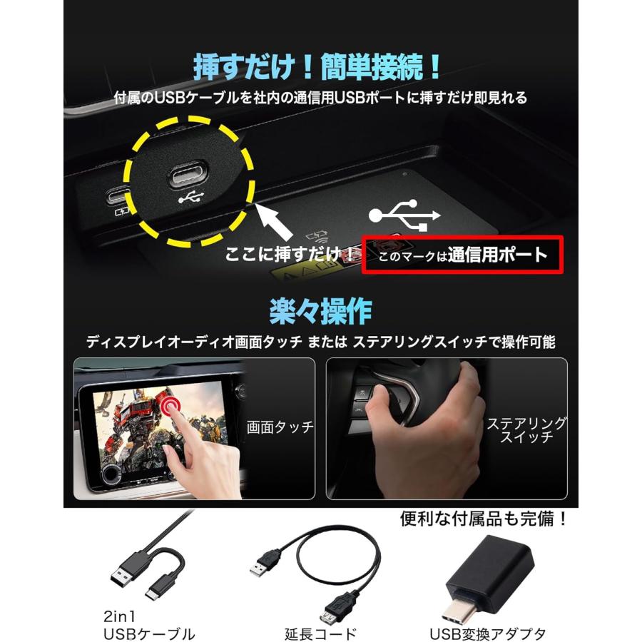 ノア ヴォクシー 90系専用 車載DVDプレーヤー CDプレーヤー 延長