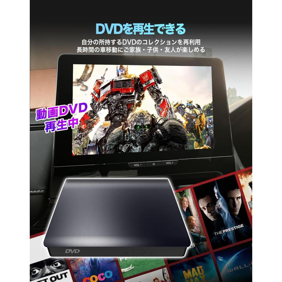 アクア専用 車載DVDプレーヤー CDプレーヤー トヨタ 純正ディスプレイ