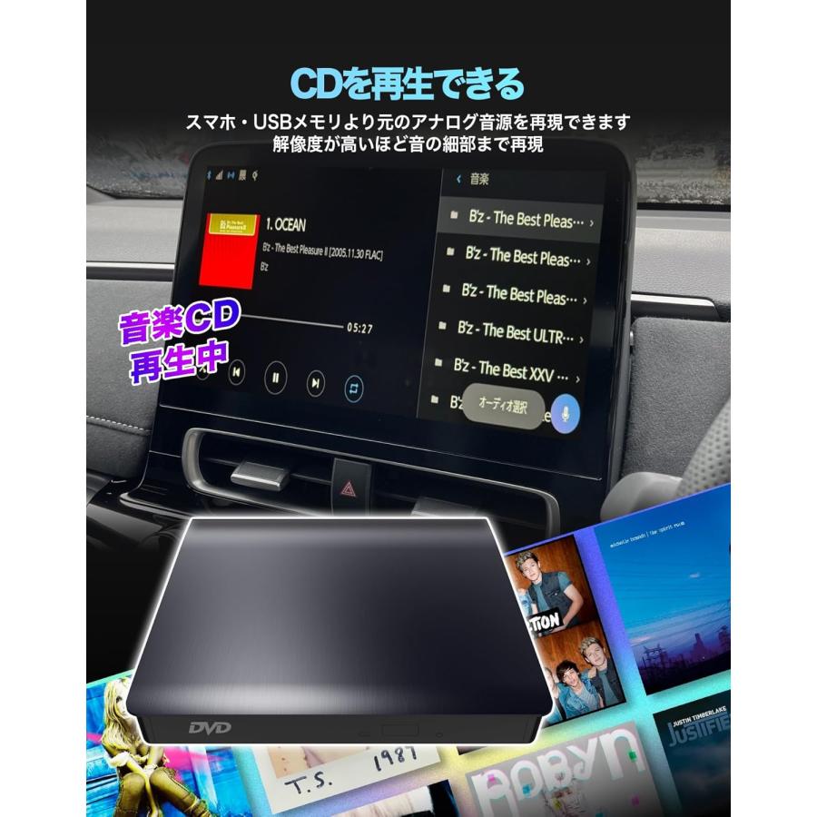 アクア専用 車載DVDプレーヤー CDプレーヤー トヨタ 純正ディスプレイ