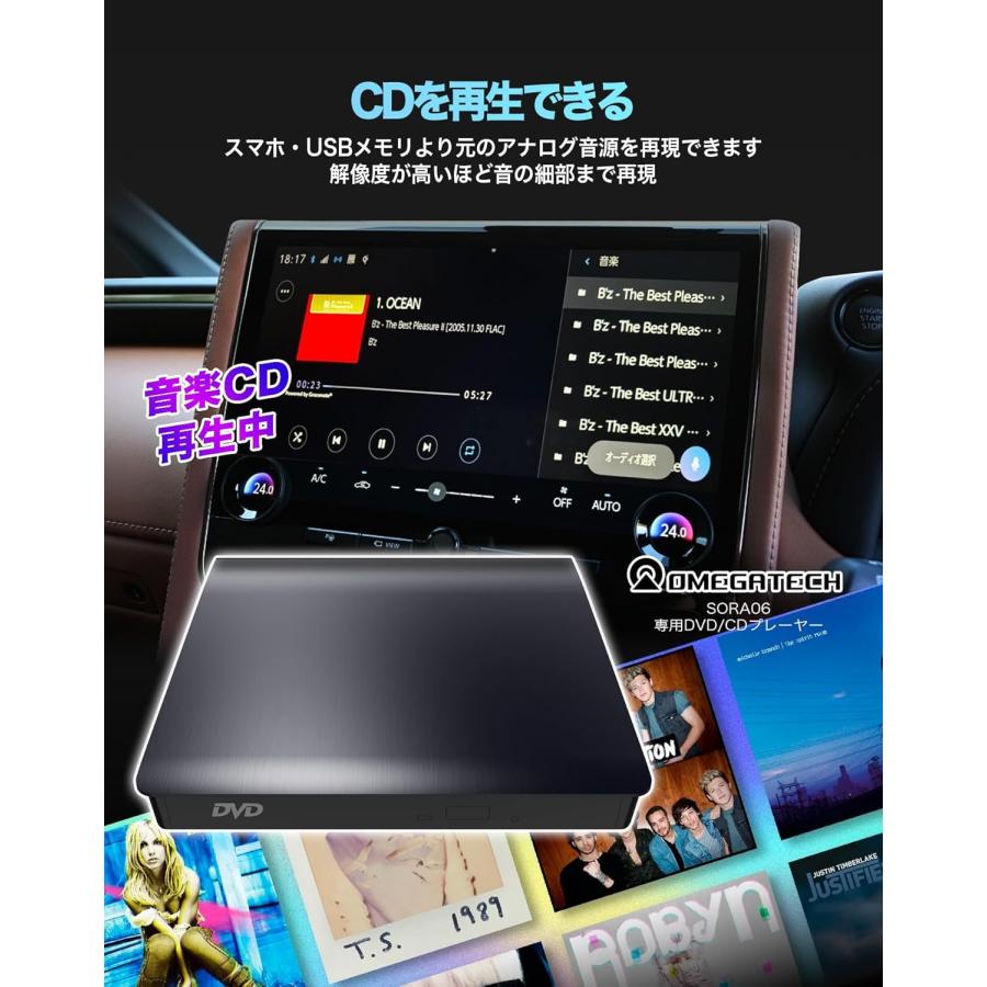 ランドクルーザー250系専用 車載DVDプレーヤー CDプレーヤー トヨタ