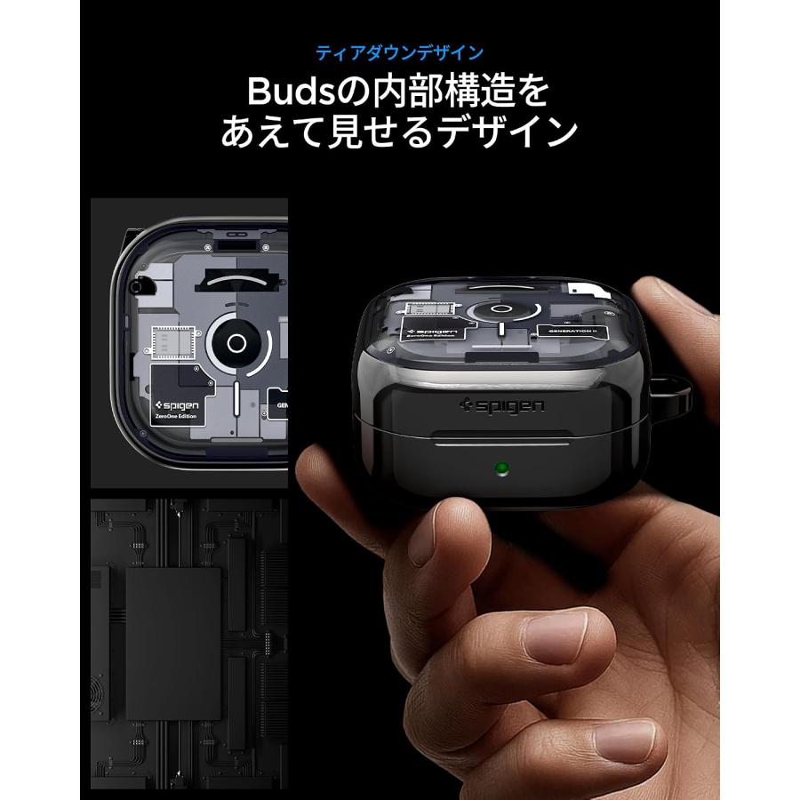 Spigen ギャラクシーバズ4 プロ ケース Galaxy Buds4 Pro カバー