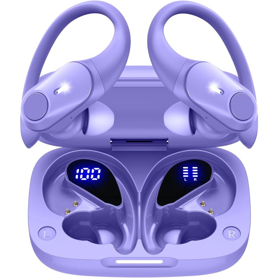 イヤホン Bluetooth ワイヤレスイヤホン 耳掛け式 イヤフォン 最大40