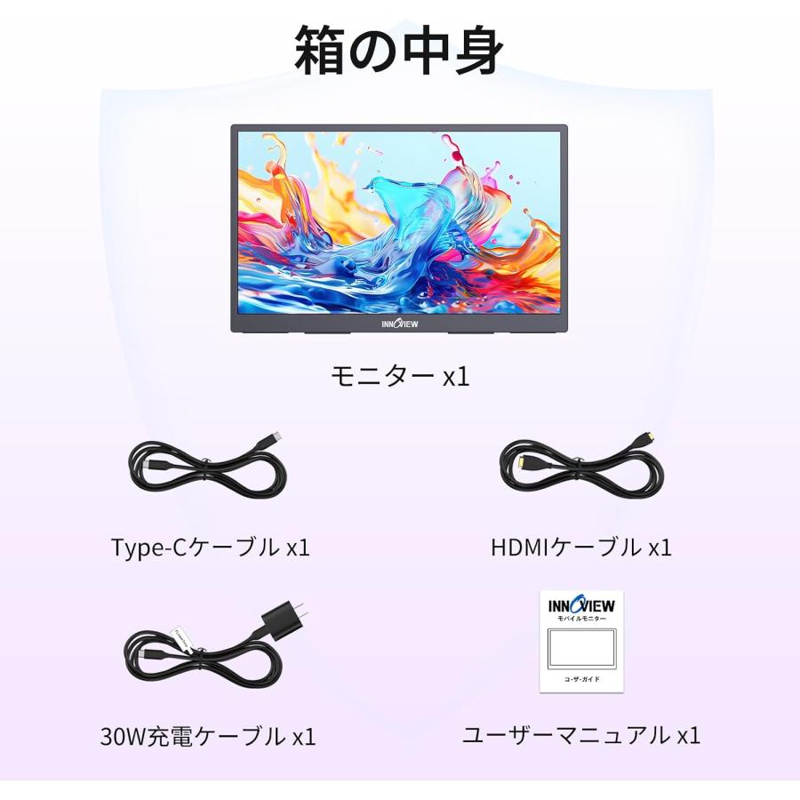 【新品未開封】モバイルモニター 本体 薄型 スタンド一体型 18インチ モバイルモニター 18.4インチ 4K 3840×2160 IPSパネル 非光沢