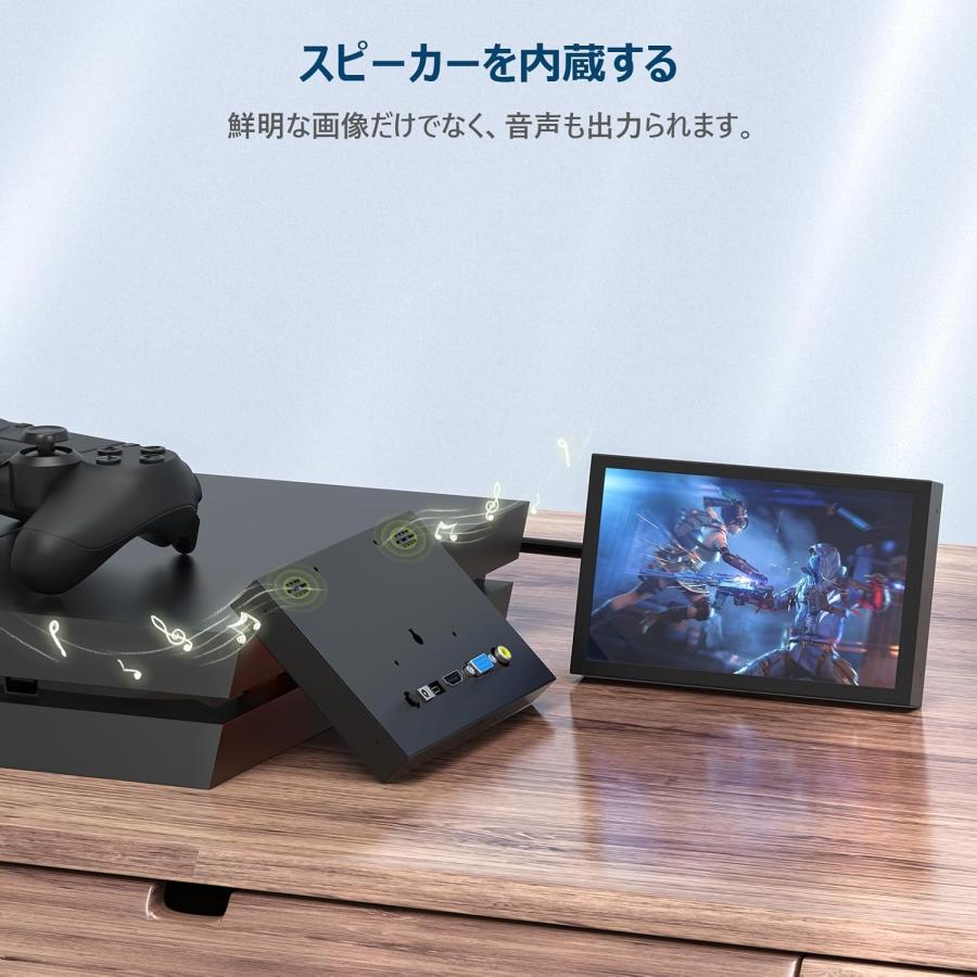 7インチモニター モバイルモニター 小型ディスプレイ IPSパネル