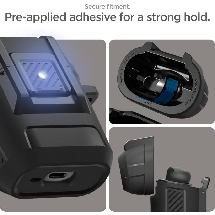 Spigen Pixel Buds Pro2 /Pro ケース 耐衝撃 PC TPU 二重構造