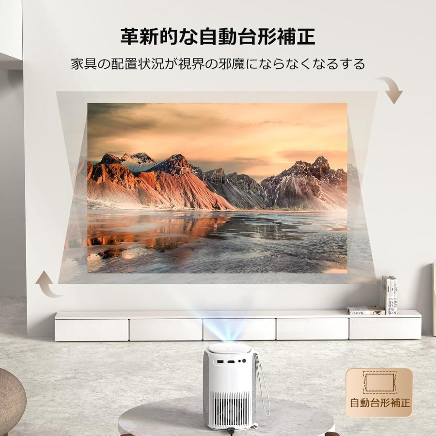 プロジェクター 小型 スマホ Wi-Fi 接続可 ミニプロジェクター 300