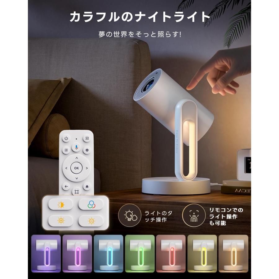 プロジェクター スマホ ミニプロジェクター WiFi Bluetooth5.1対応