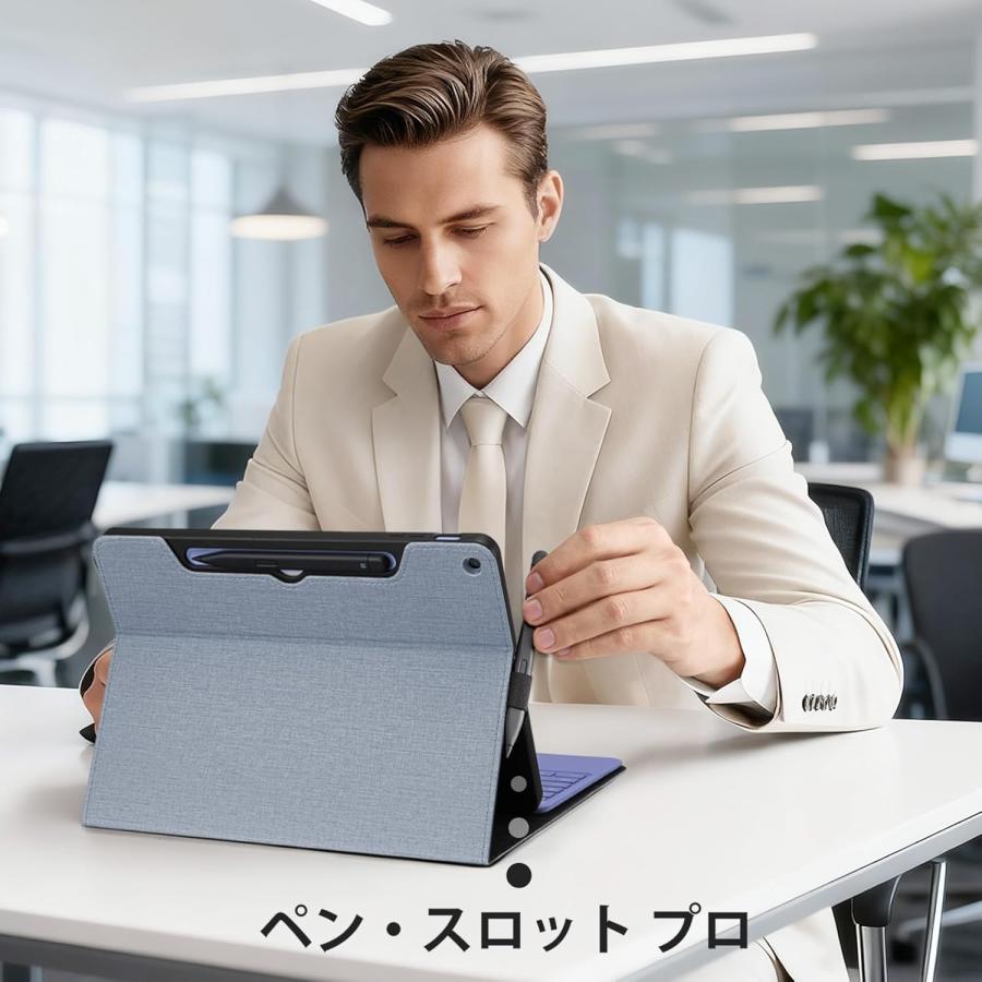 Surface Pro 12 ケース 耐衝撃 スタンドタイプ Microsoft サフェイス
