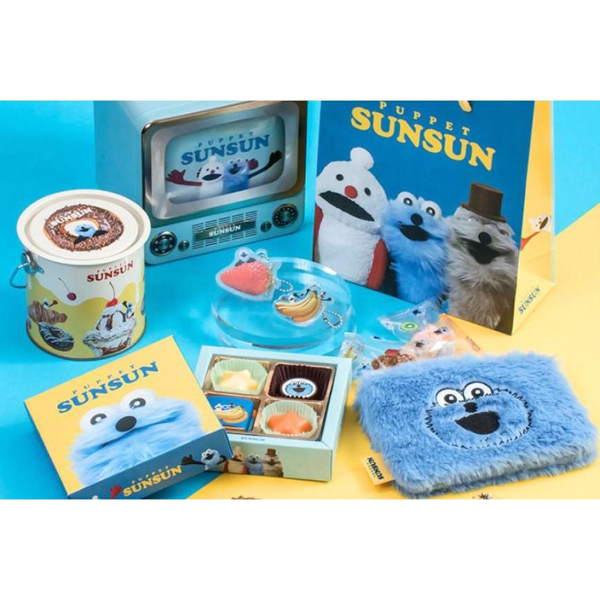 パペットスンスン バレンタイン チョコ 2026 レトロテレビ缶 7粒入