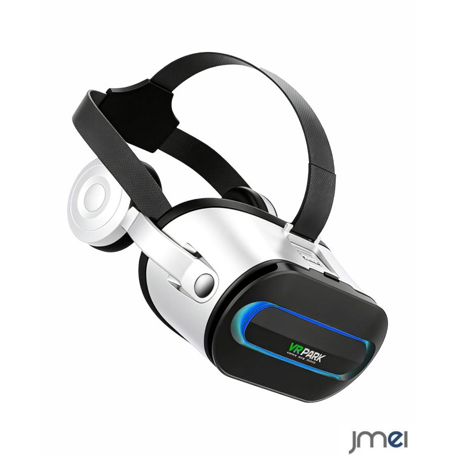 VRゴーグル ヘッドホン一体型 Bluetooth スマホ 視度調整可 1080P フル