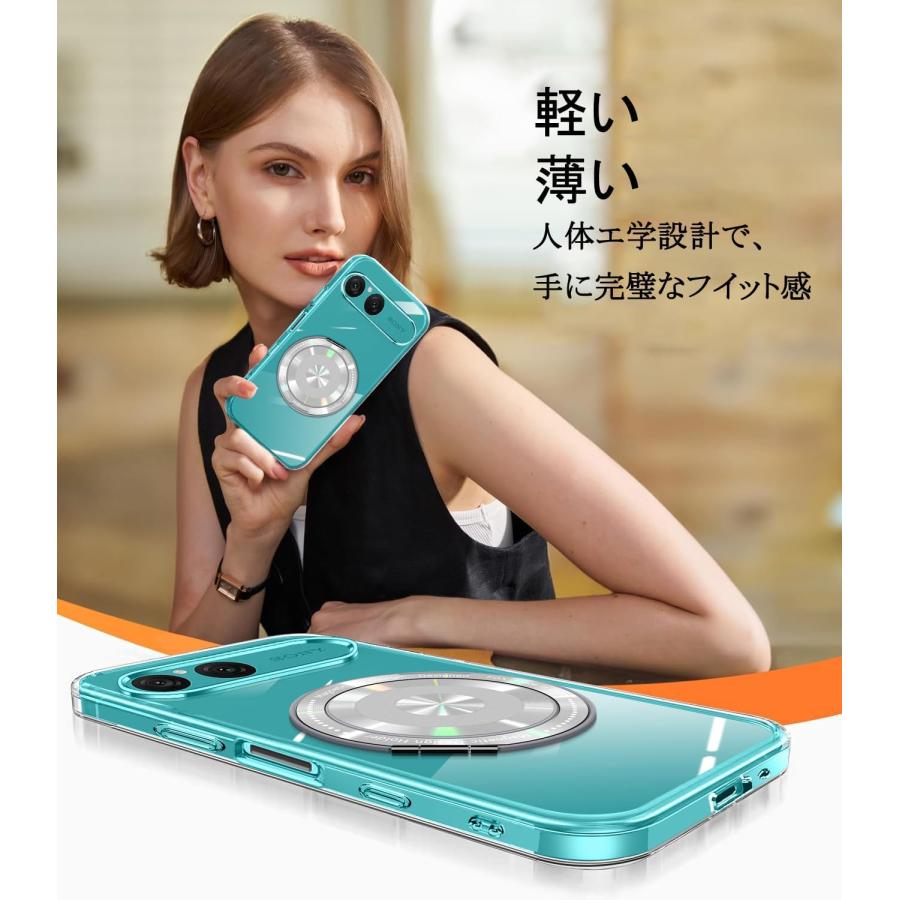 Xperia 10 VII ケース リング付き MagSafe対応 耐衝撃 マーク7 カバー