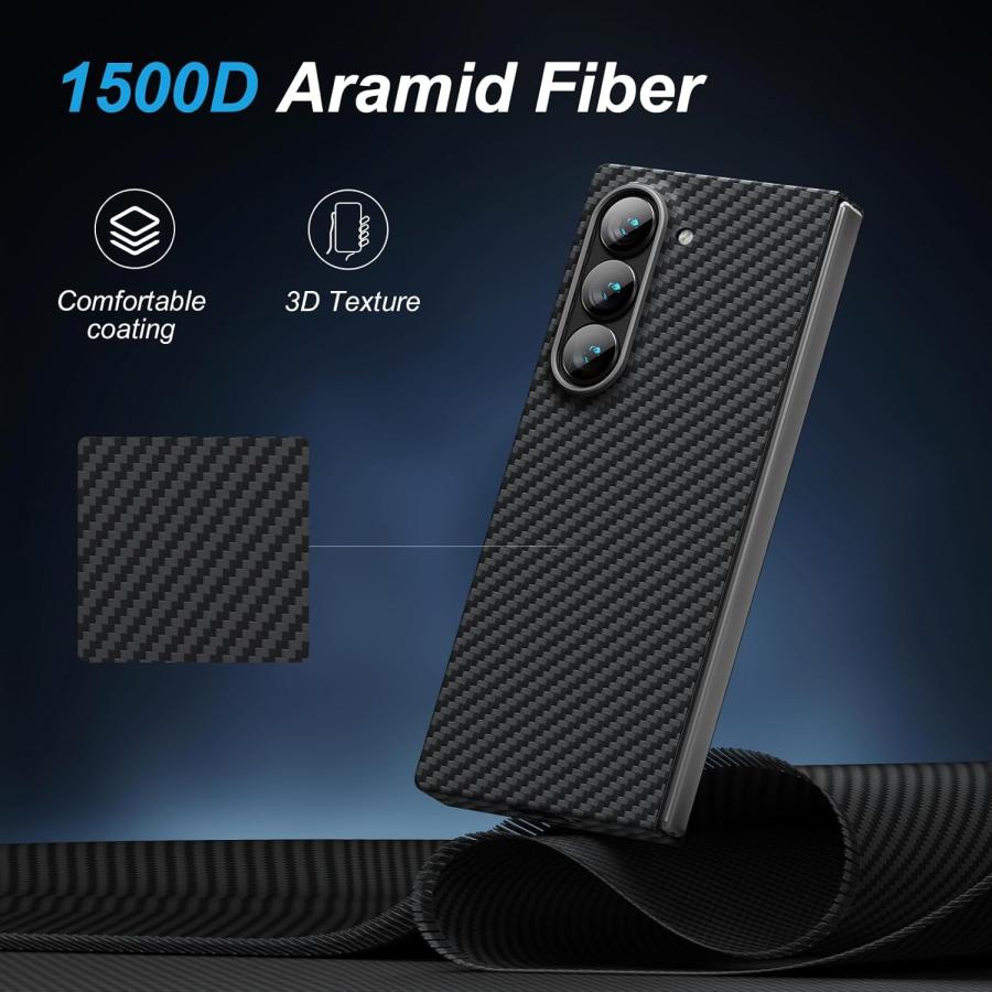 Galaxy Z Fold6 ケース SC-55E 耐衝撃 強力保護 超軽量 アラミド 先端
