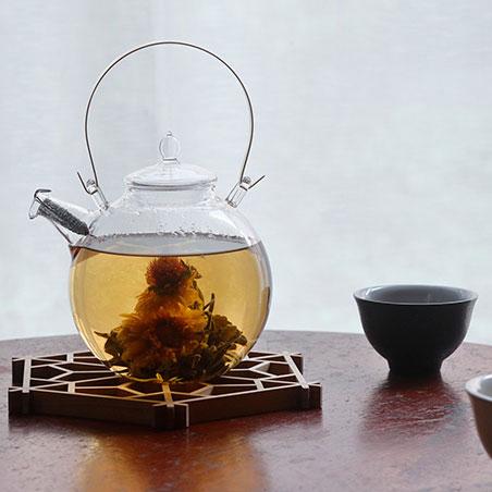 クラフトユー まんまるポット 500ml 2~3人用 MM-POT0.5| おしゃれ 日本製 ハンドメイド ティーポット 土瓶 ポット 耐熱ガラス 母の日 プレゼント ギフト 贈り物