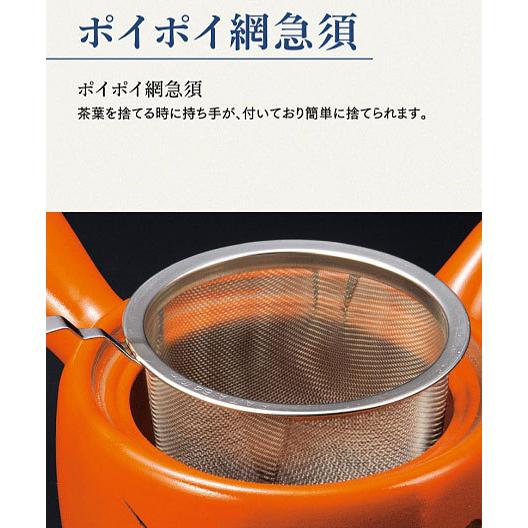 急須 きゅうす 常滑焼 ポイポイ網急須 260cc Y824| おしゃれ