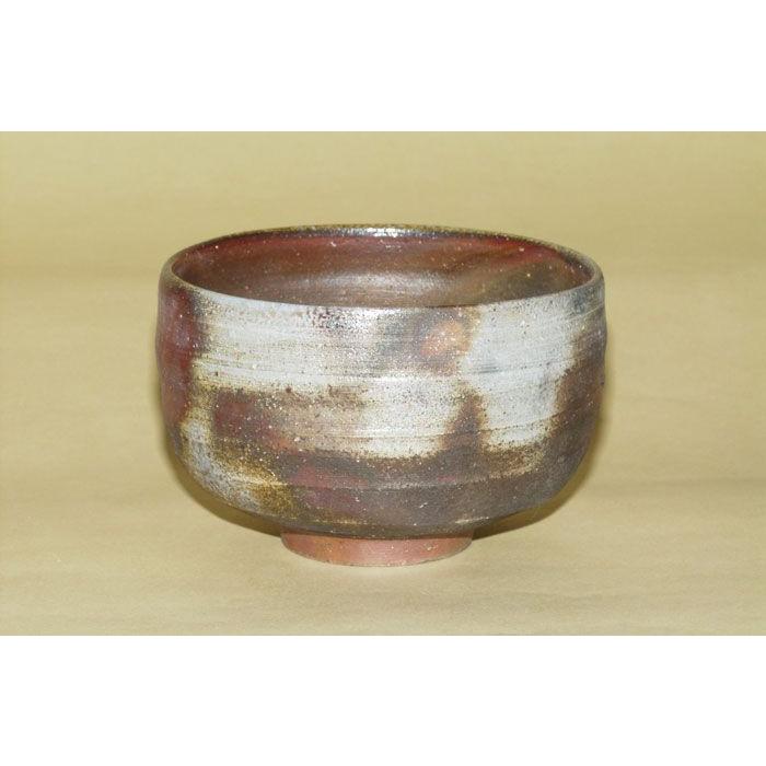 備前焼 柴岡信義作 抹茶碗（信義-08）| おしゃれ 日本製 工芸品 山口県 和食器 陶器 抹茶茶碗 茶器 茶道 茶碗 お茶碗 父の日 母の日 プレゼント ギフト 作家