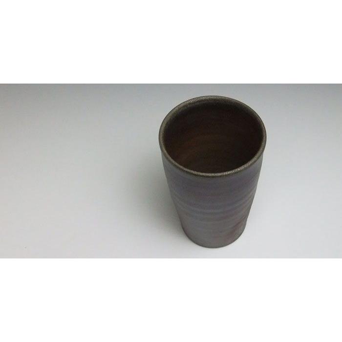 備前焼 麦酒呑(大)（桟切）| おしゃれ 日本製 工芸品 山口県 和食器