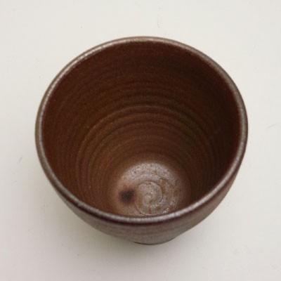 備前焼 広口麦酒呑（桟切）260cc| 食器 おしゃれ 山口県 陶器 フリー