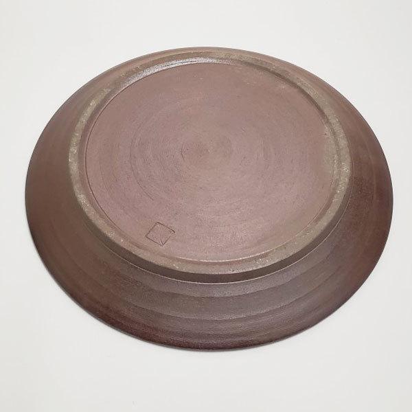 備前焼 丸皿(胡麻) 送料無料| おしゃれ 日本製 工芸品 山口県 備前焼 丸皿(胡麻) 送料無料| おしゃれ 日本製 工芸品 山口県