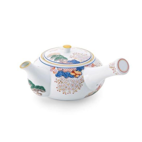 有田焼 其泉窯 花詰紋 茶器揃セット 香蘭社 有田焼 染付 菊花紋 茶器