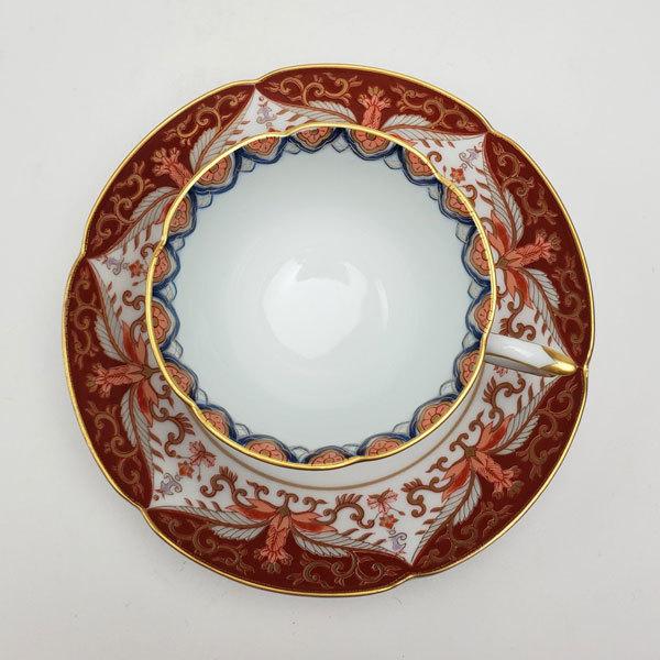 A1095-3/有田焼/其泉 造/金彩絵変り碗皿揃/茶道具/煎茶器/懐石道具 