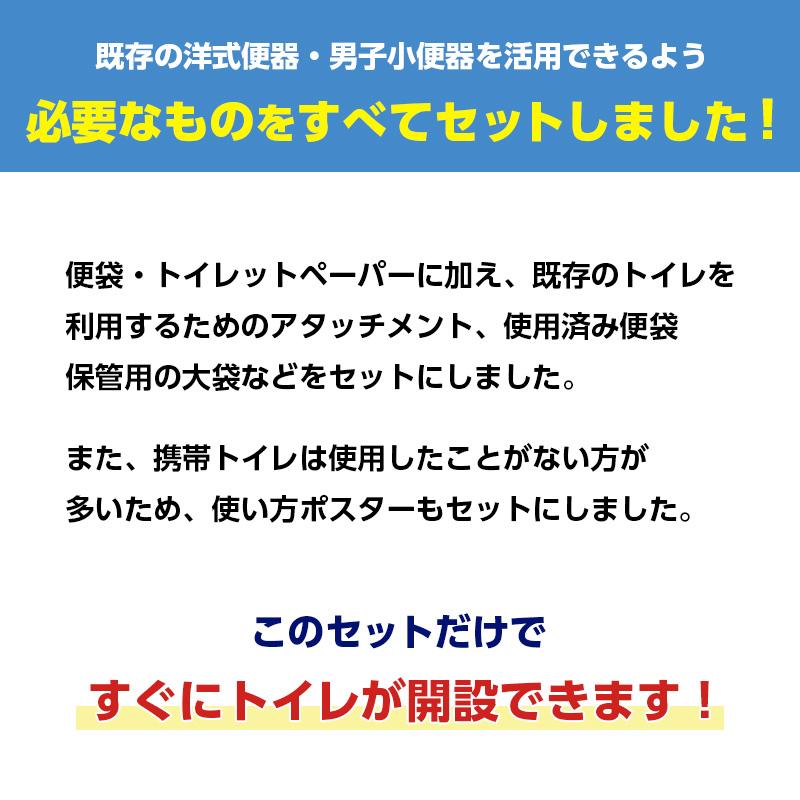 サニタクリーン 簡単トイレ 避難所トイレ開設セット |  | 01