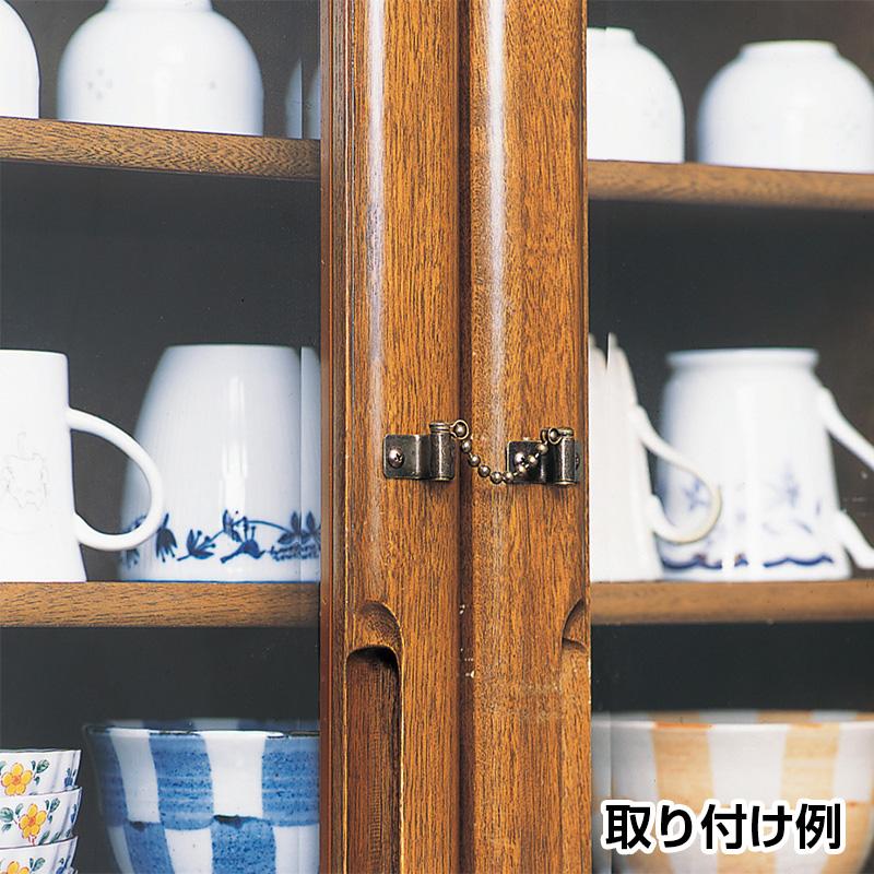 とびらロック(2組入り)（防災 地震 転倒防止 耐震 災害用品） : 防災の