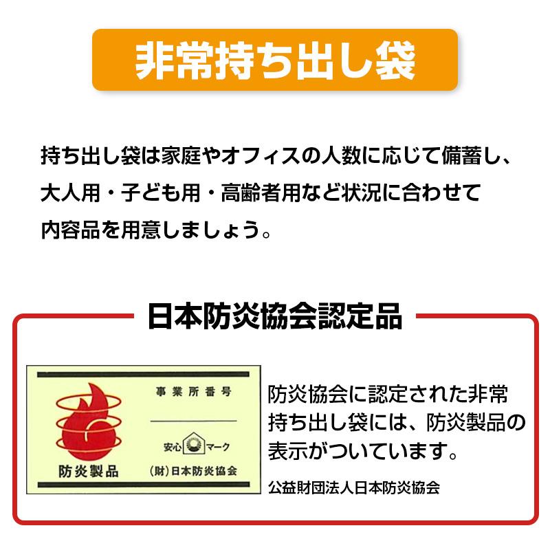 防災グッズ 防災用品 非常用持出袋 ビックナップ : 防災のサイボウ