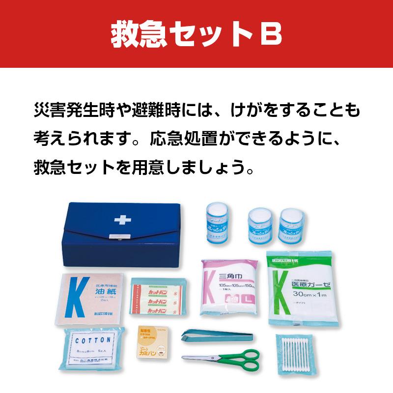 救急セットB 外傷用救急箱としてもよい(防災 避難 持ち出し 救急セットB 外傷用救急箱としてもよい(防災 避難 持ち出し