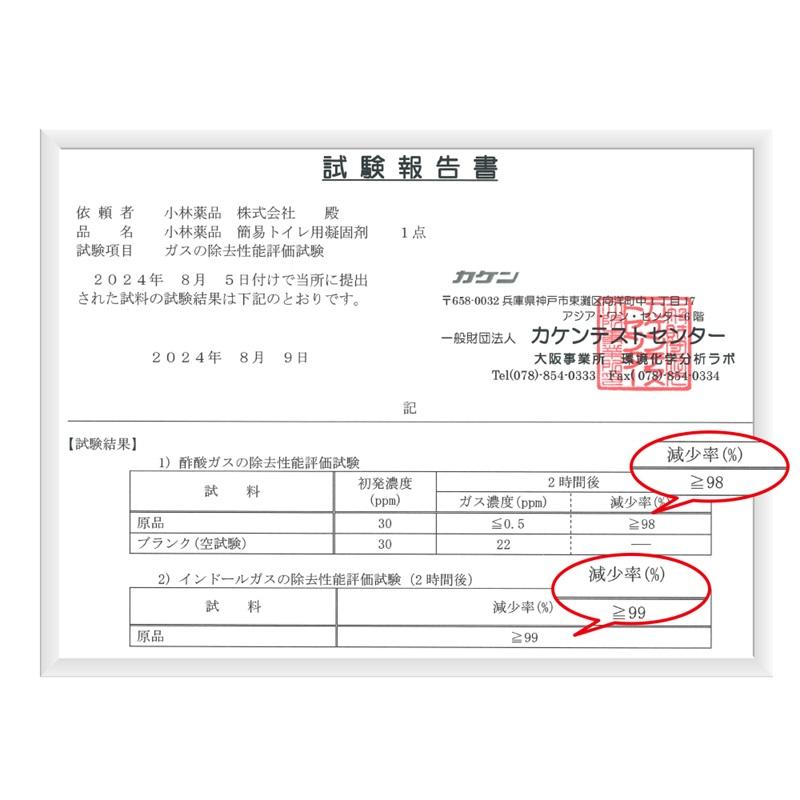 小林薬品 RABLISS 非常用簡易トイレ専用凝固剤 100回分（凝固剤のみ） |  | 08