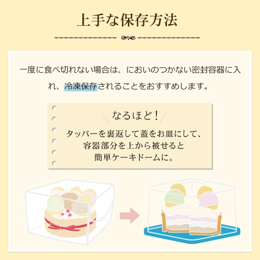 Azuminoアイスケーキ【6号】｜saica｜20