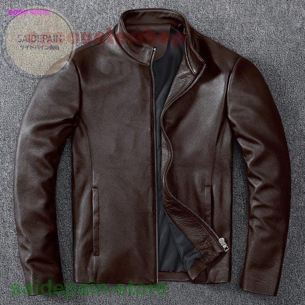 革ジャン レザージャケット メンズ 本革 バイク ライダース 牛革 シングル ショート スリムタイプ 細身 ブランド ジャケット ミリタリー レザーコート お得