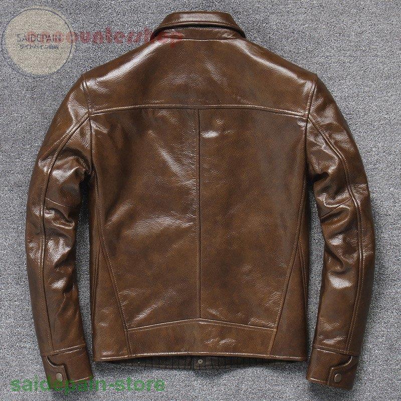 納得できる割引 レザージャケット ライダースジャケット 本革 ライダース ライダース ダブルライダース シングル ミリタリージャケット ブルゾン 本革 レザージャケット アウター メンズ ジャケット ジャケット Cinaf Fr