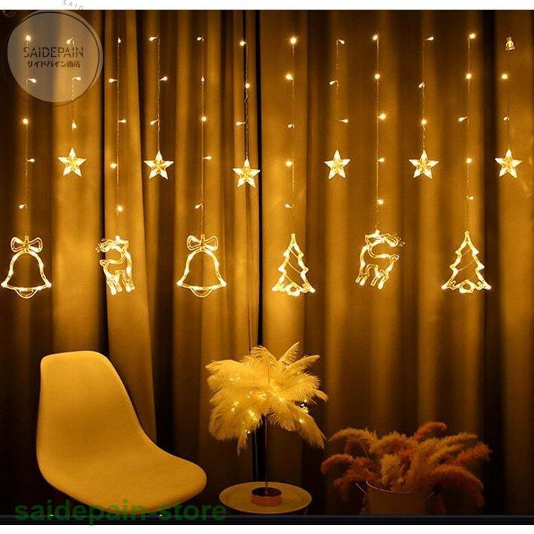 Led電飾 クリスマス ハロウィン イルミネーションライト 装飾ライト 3 5m スノーフレーク クリスマスツリー 装飾 乾電池式 オーナメント 飾り 屋外 室内 高級感