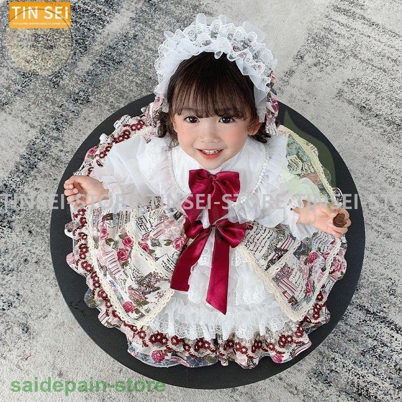 ワンピース 子供 ロリータ キッズ 長袖 メイド ロリータ服 女の子 洋服 秋冬 七五三 子どもドレス クリスマス ゴスロリ 90 100 110 1 130 Sdj Xb サイドパイン商店 通販 Yahoo ショッピング