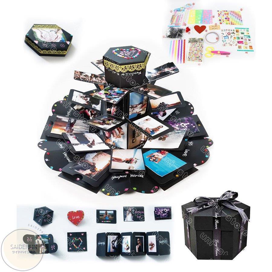 アルバム 爆発ボックス 手作りアルバム Diy 写真 大容量 収納ボックス 贈り物 ギフトボックス プレゼント彼女 彼氏 誕生日 記念日 写真収納 手作り アルバム Wjyp Bjm サイドパイン商店 通販 Yahoo ショッピング