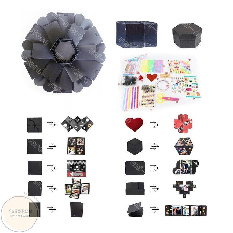 アルバム 爆発ボックス 手作りアルバム Diy 写真 大容量 収納ボックス 贈り物 ギフトボックス プレゼント彼女 彼氏 誕生日 記念日 写真収納 手作り アルバム Wjyp Bjm サイドパイン商店 通販 Yahoo ショッピング