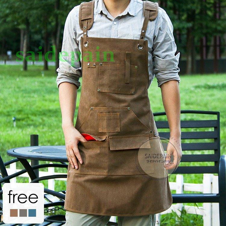 送料無料 エプロン 農作業 ワークエプロン ガーデニングエプロン 大きいサイズ 作業服 カフェエプロン Ait22 Wq5 送料無料 作業服 作業着 レディース 無地 農作業 メンズ オシャレ Wq5 Ait22 サイドパイン商店