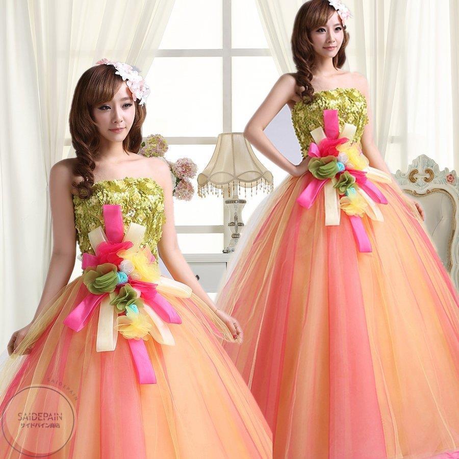 日本価格 ウエディングドレス カラードレス ロング 安い 結婚式 ロングドレス 演奏会 コンサート 二次会 プリンセスライン ステージ衣装 パーティー ドレス サッシュベルト 激安買取 口コミ Htvnepal Com