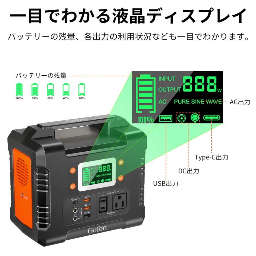 ポータブル電源 超大容量80,000mAhAC出力130WPD100W対応 防災 ポータブル電源 BP301S大容量 80000mAh/296Wh - メルカリ