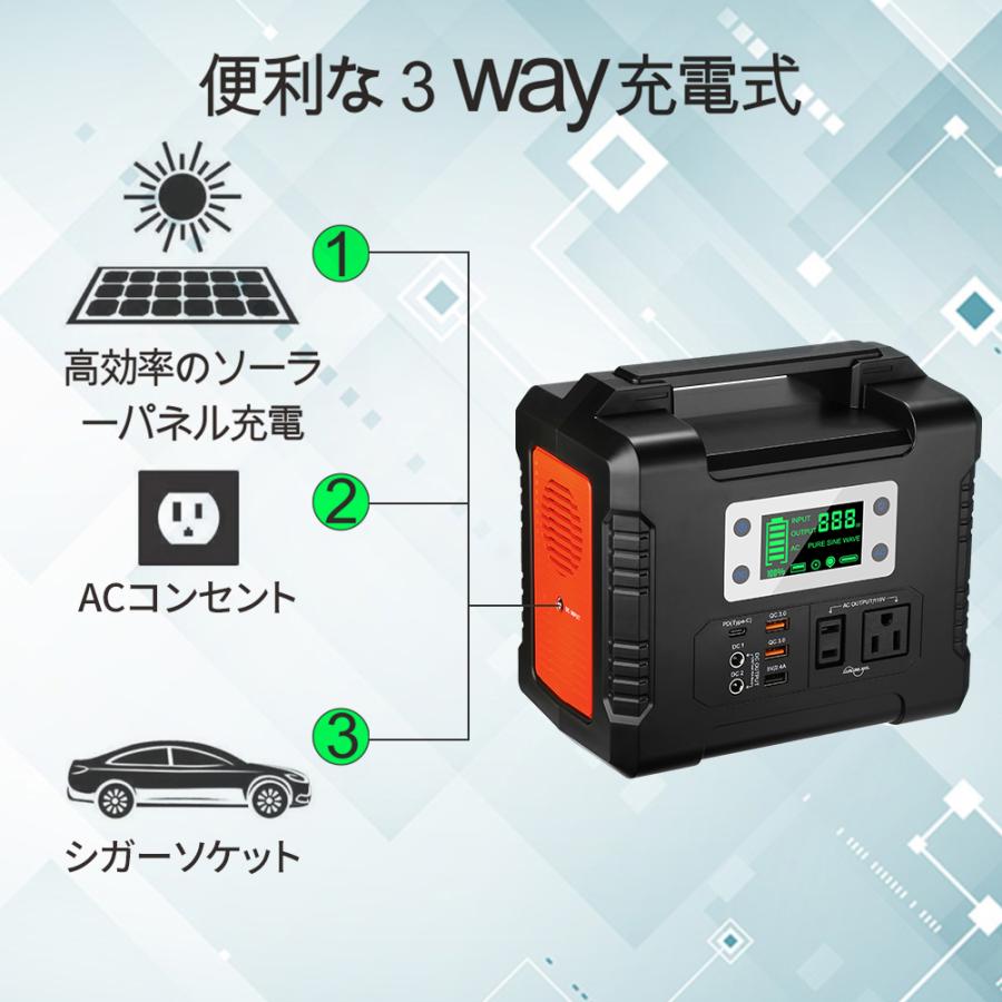 ポータブル電源⚡️27000mAh/130W 大容量 防災用バッテリー 予備電源 Gofort ポータブル電源 大容量 81000mAh/300Wh AC(330W 瞬間最大380W