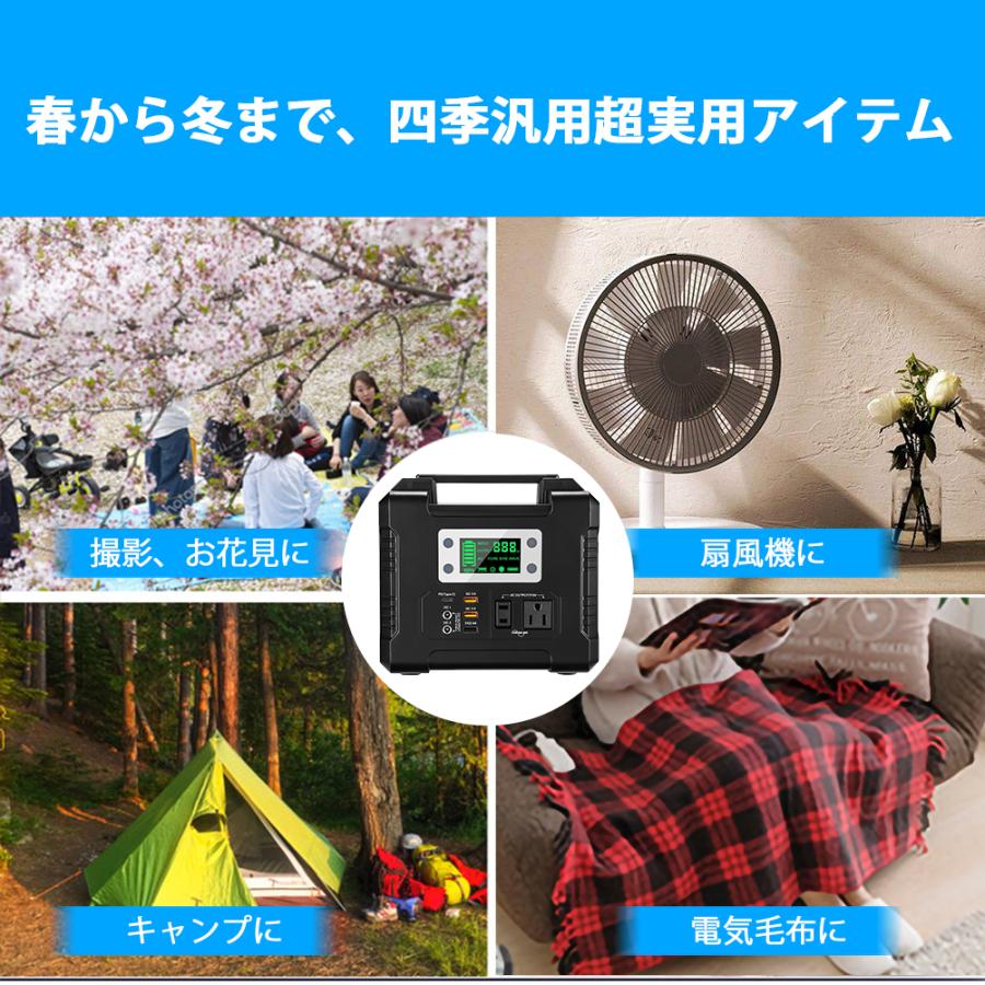 Gofort ポータブル電源 大容量 81000mAh/300Wh AC(330W 瞬間最大380W