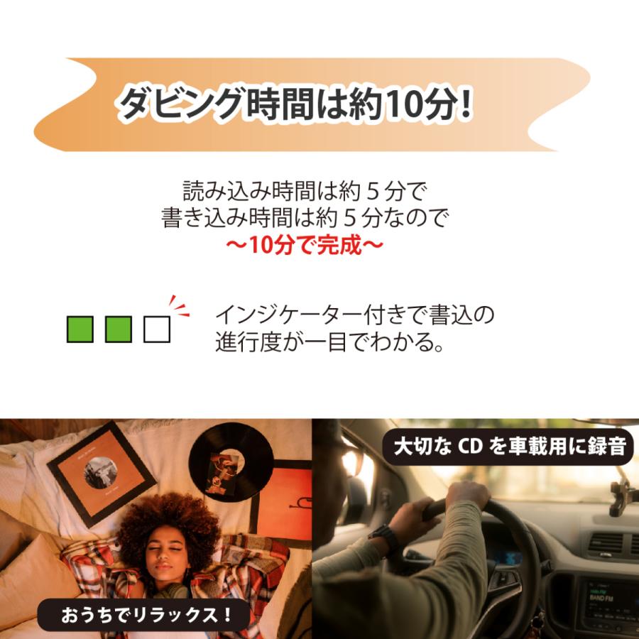 公式】SaiEL CDダビング機 パソコン不要 約10分 高速 曲情報そのまま